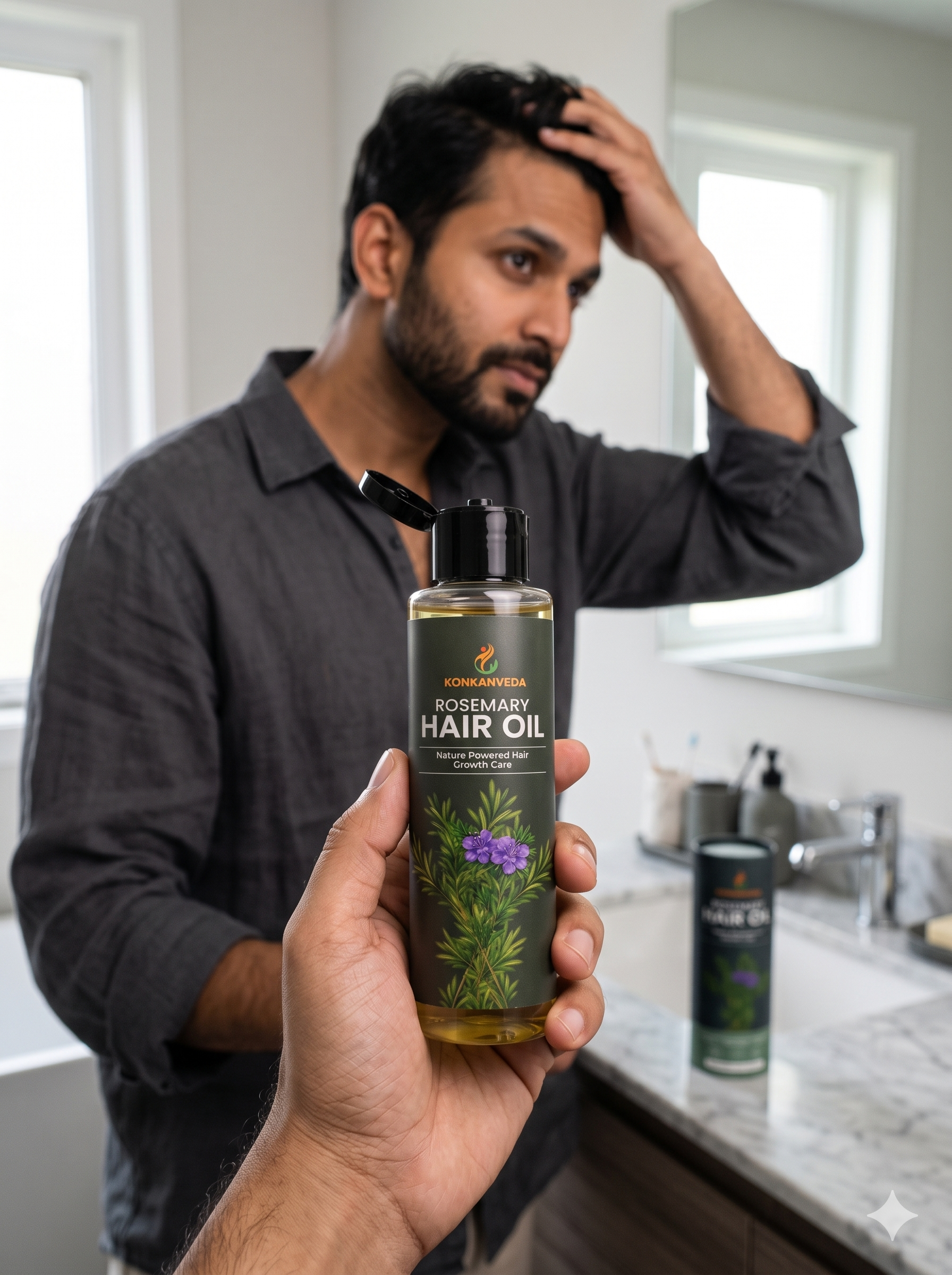 Rosemary Hair Oil thumbnail 3