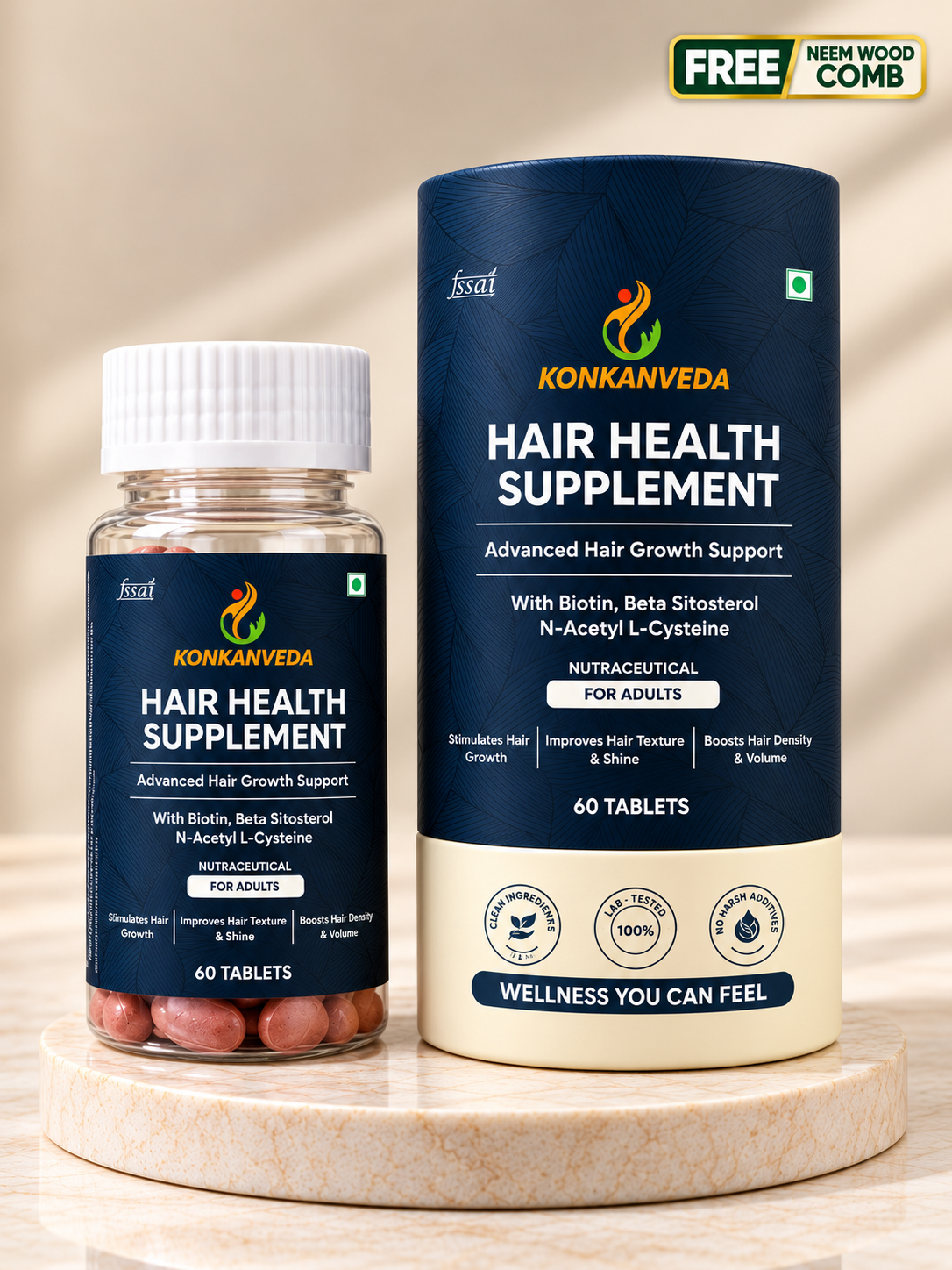 Konkanveda Hair Health Supplement